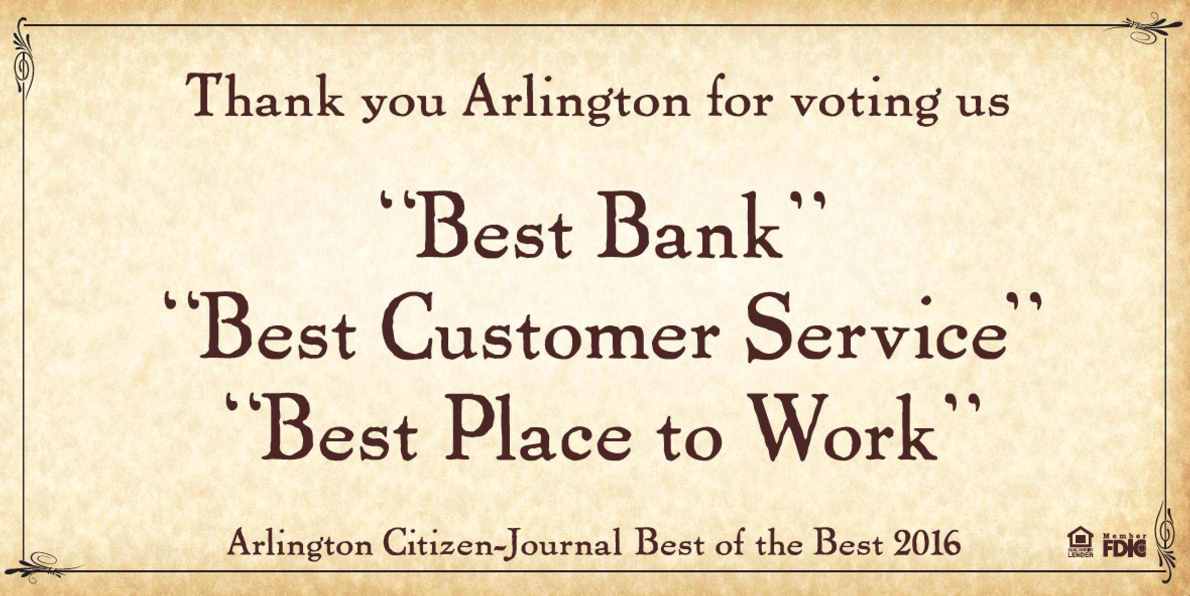Arlington Citizen-Journal Best of the Best 2016
